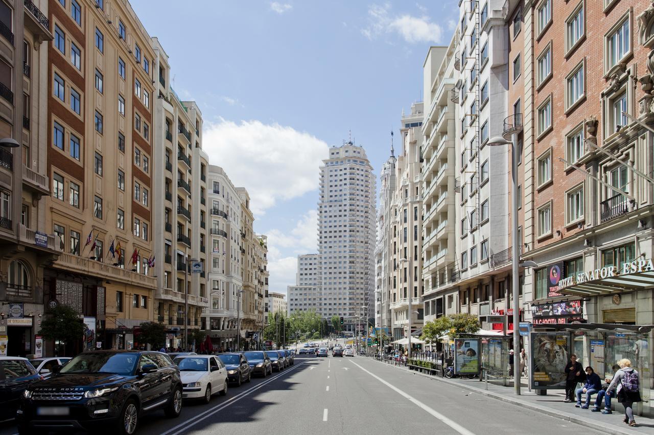 Gran Via Apartment Madrid Exterior foto